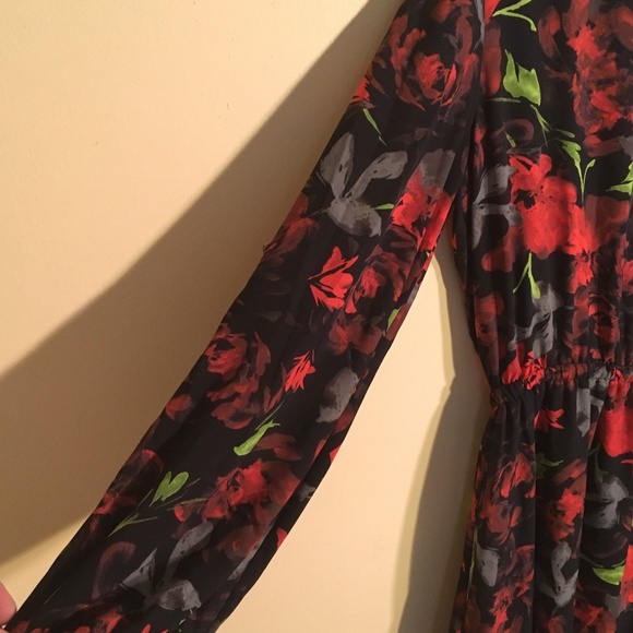 Mossimo floral print long sleeve dress - Picture 4 of 4